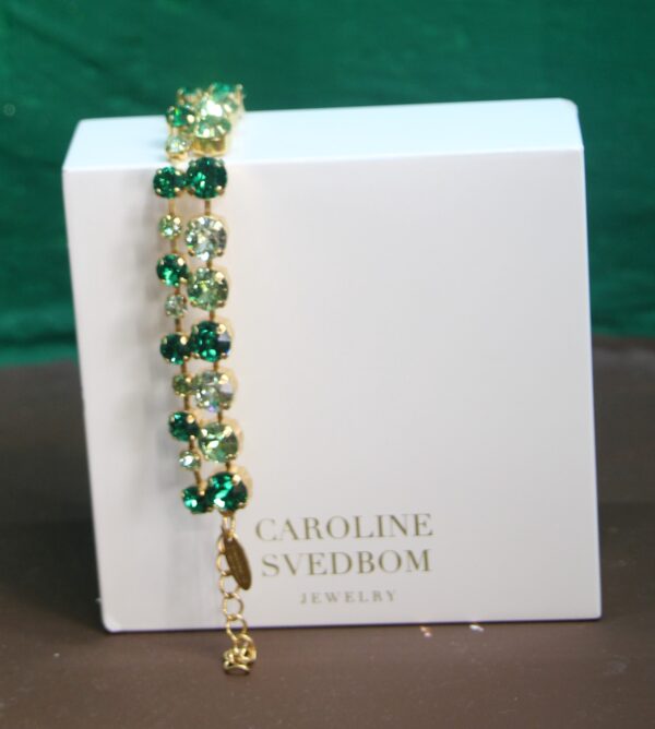 Pomona Bracelet / Gold Majestic green - Image 4