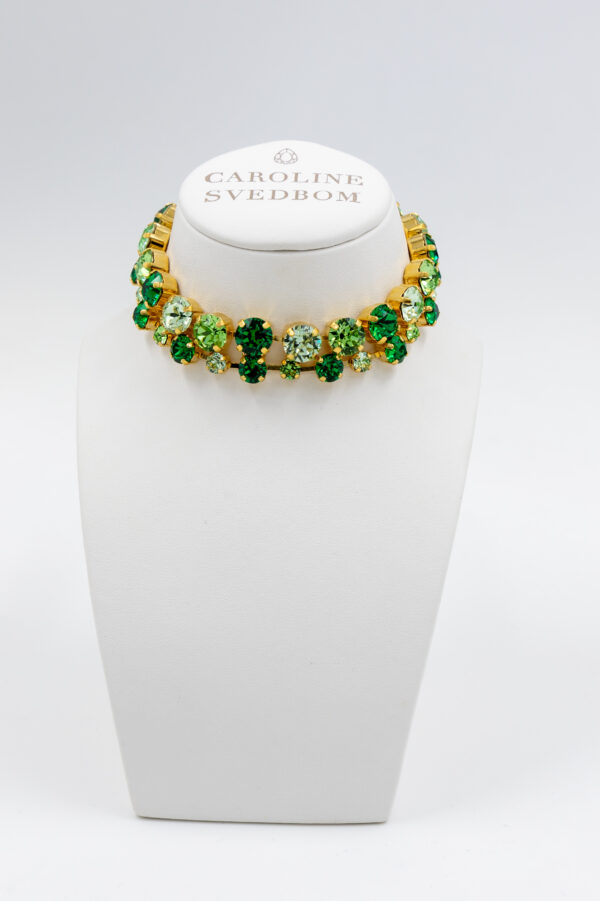 Pomona Bracelet / Gold Majestic green