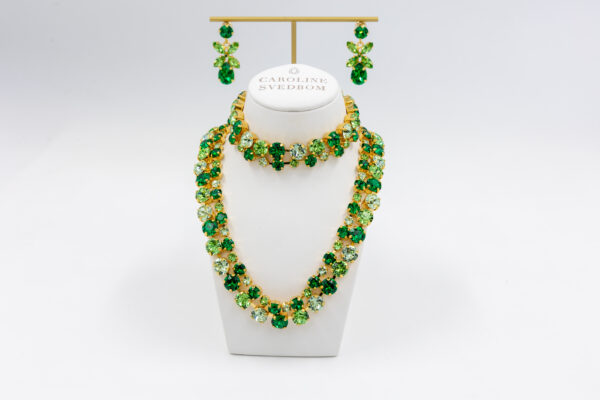 Mini Dione Earring Gold-Majestic Green - Image 3