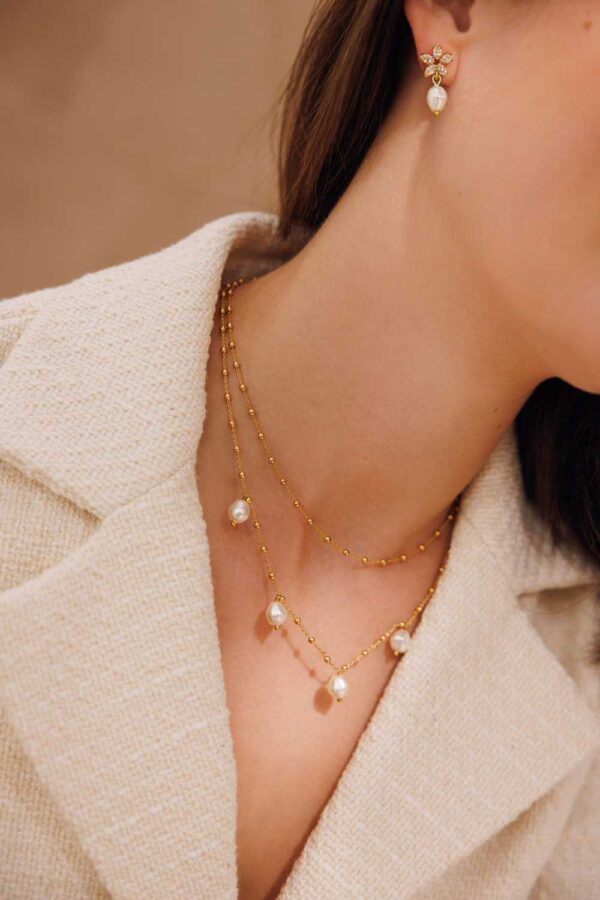 Emmy Ear Gold-Pearl/Crystal