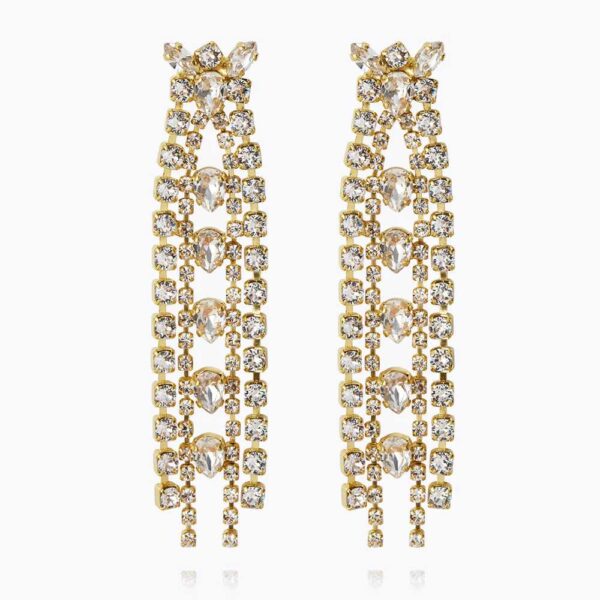 Petite Penelope Earrings / Crystal