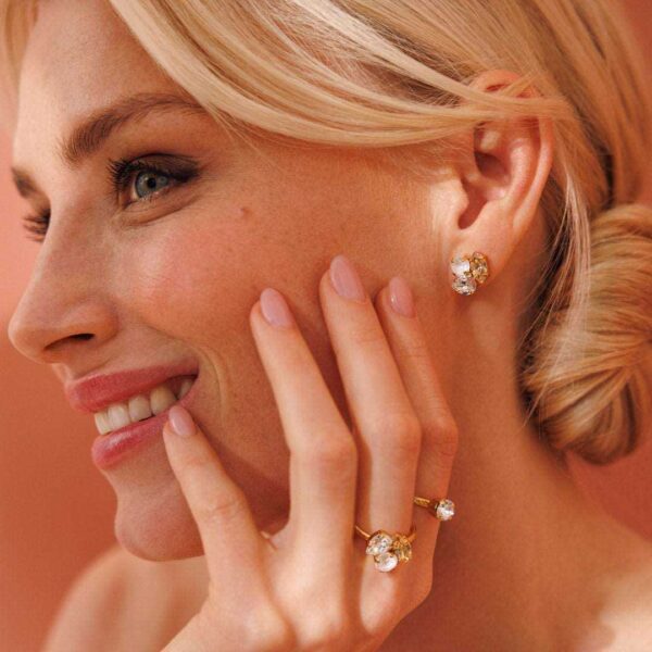 Δεύτερη φωτογραφία του προϊόντος Ana Earrings / Golden Combo