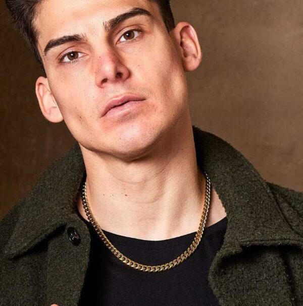 Δεύτερη φωτογραφία του προϊόντος 9218-Necklace Gold / Hyde | Steel necklace