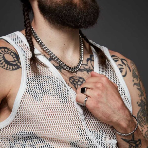 Δεύτερη φωτογραφία του προϊόντος Harlan | Steel necklace