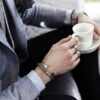 Δεύτερη φωτογραφία του προϊόντος 8151-19-Bracelet-Gra... /Lionel | Leather bracelet
