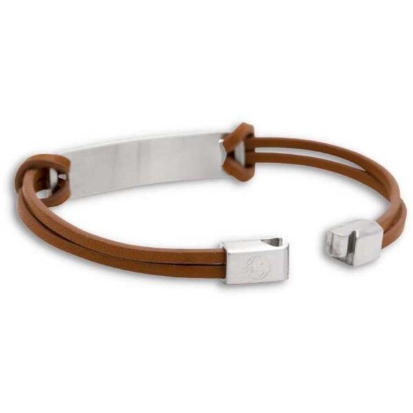 Δεύτερη φωτογραφία του προϊόντος 8438-19-Bracelet Brown /Levon | Leather bracelet