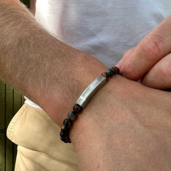 Δεύτερη φωτογραφία του προϊόντος 8258-19-Bracelet Brown / Brandon | Bead bracelet