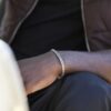 Δεύτερη φωτογραφία του προϊόντος Silver Bracelet | Oxidized foxtail link