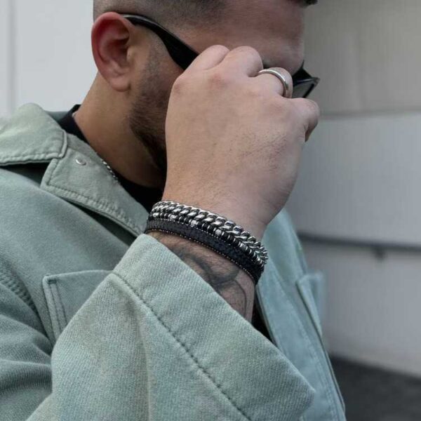 Δεύτερη φωτογραφία του προϊόντος Saxton | Steel bracelet