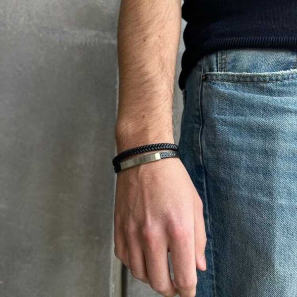 Δεύτερη φωτογραφία του προϊόντος Leeroy | Leather bracelet