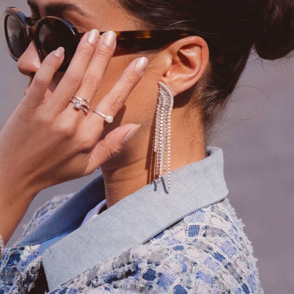Δεύτερη φωτογραφία του προϊόντος Diana Earrings / Golden Combo