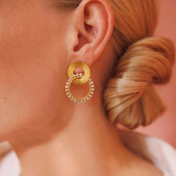 Δεύτερη φωτογραφία του προϊόντος Gianna Earrings / Crystal