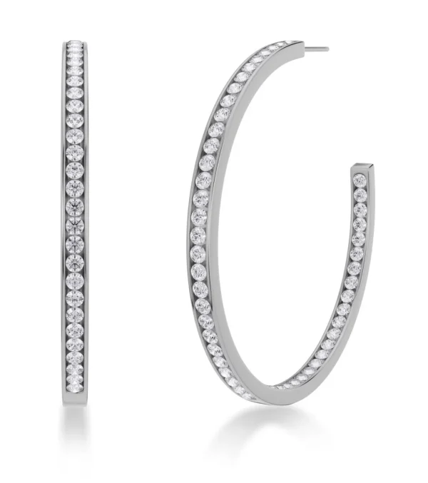 Andora earrings large steel