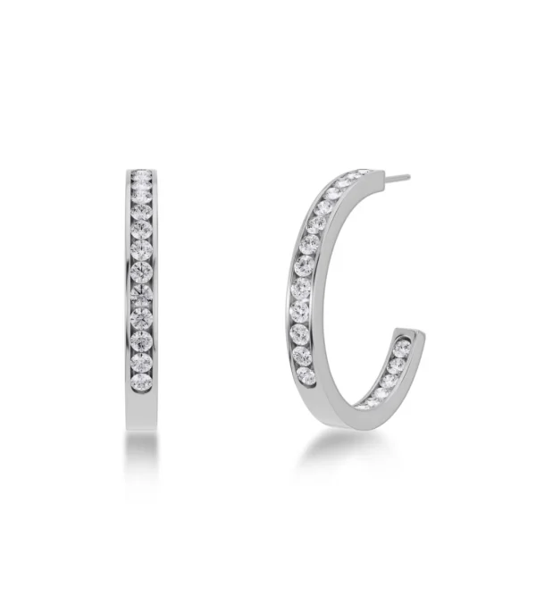 Andora earrings small steel