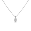 Drop mini necklace steel