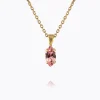 PETITE NAVETTE NECKLACE GOLD-LIGHT ROSE