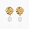 ROSITA PEARL EAR GOLD-PEARL