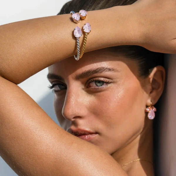 TIMO EAR GOLD-SOFT PINK COMBO - Image 3