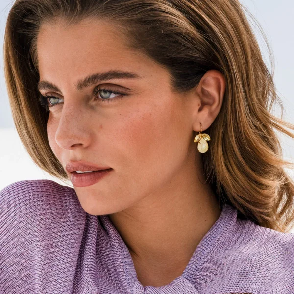 TIMO EAR GOLD-SOFT YELLOW COMBO - Image 2