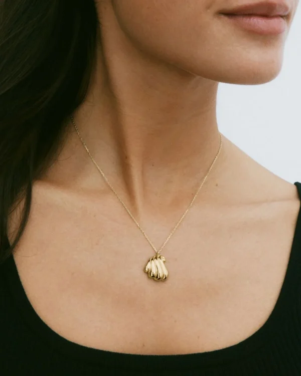 Shell Beach Necklace Gold L - Image 2