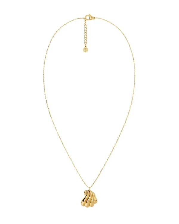 Shell Beach Necklace Gold L