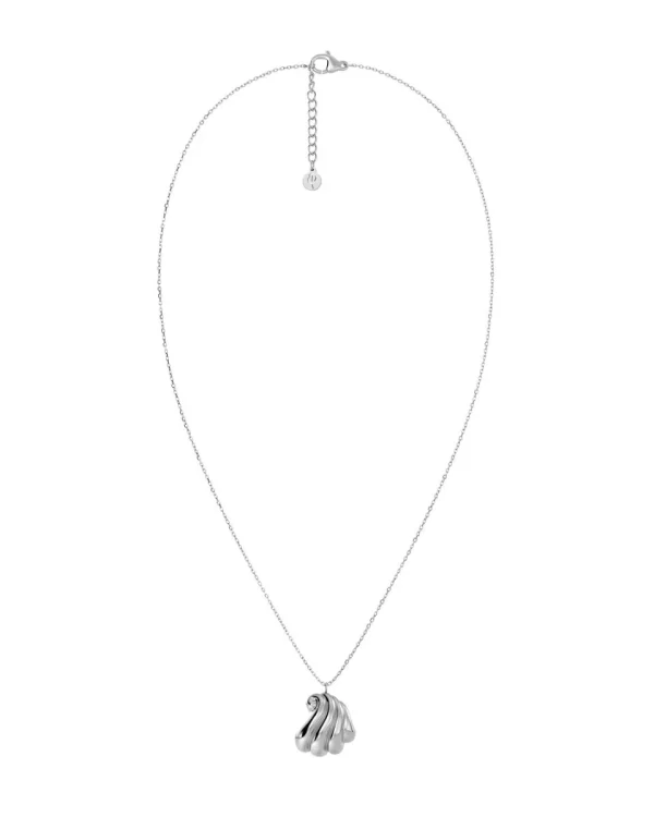 Shell Beach Necklace Silver L
