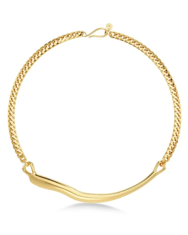 Line Necklace Gold