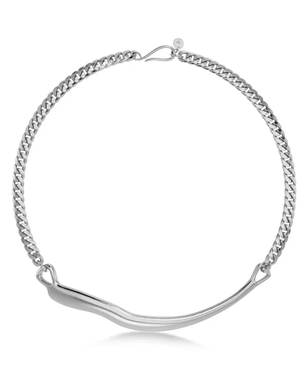 Line Necklace Silver