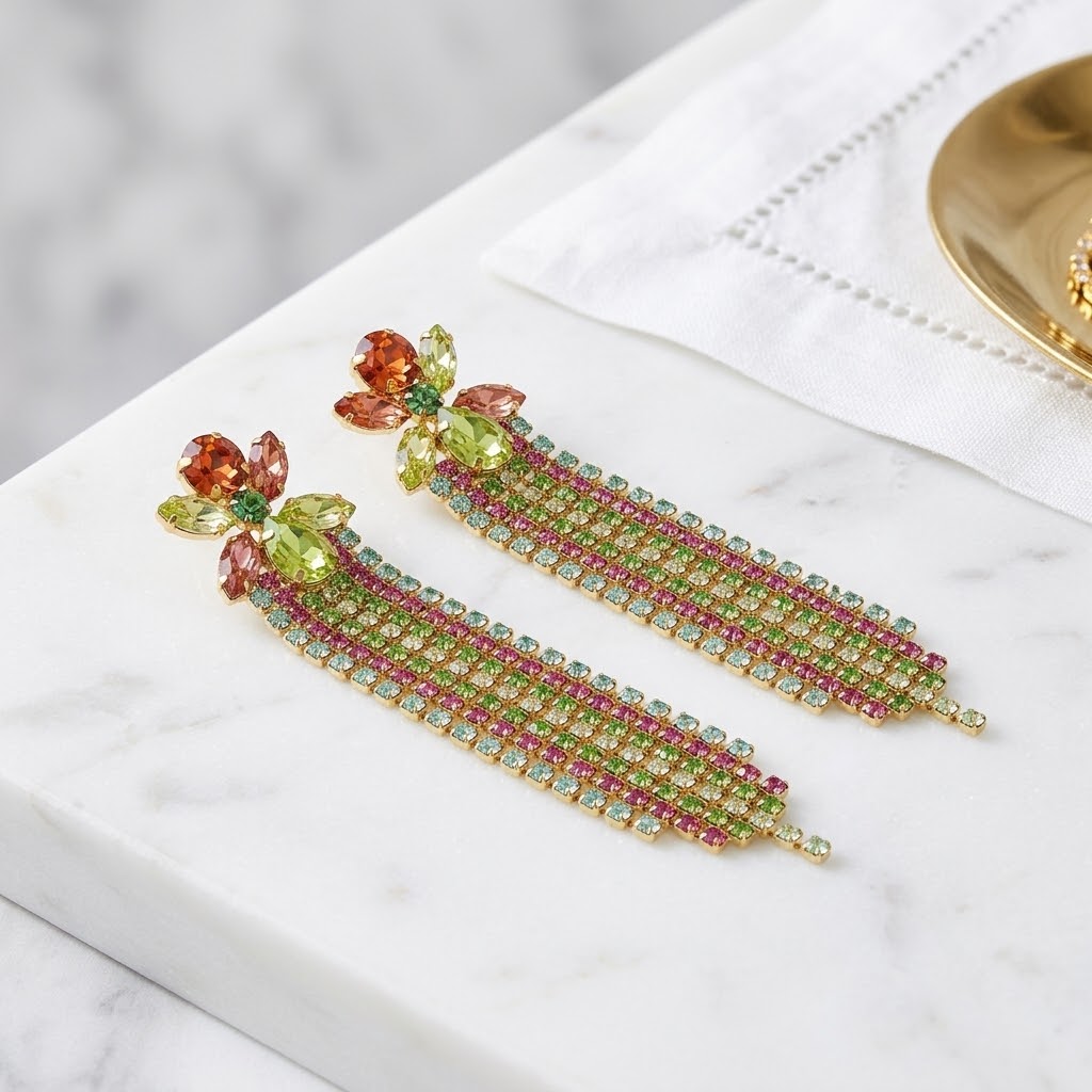 Rainbow Earrings/ Gold - Image 2