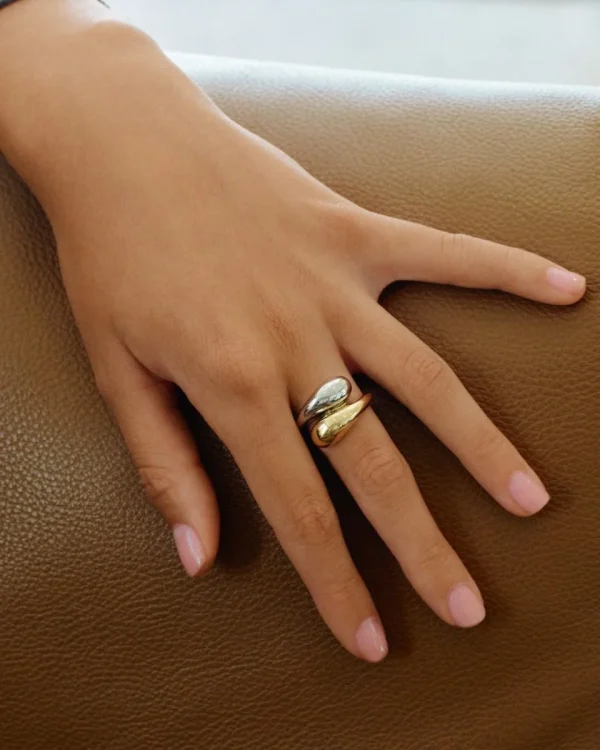 Mix and match snacke ring m/ Silver and Gold - Image 2