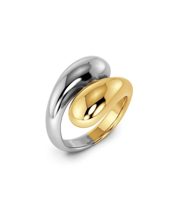 Mix and match snacke ring m/ Silver and Gold