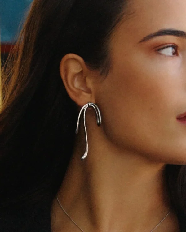 Dance Earrings Silver/ L