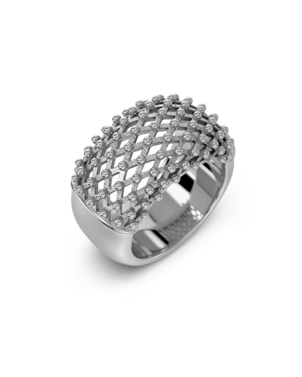 Hodgehog Ring m/ Silver