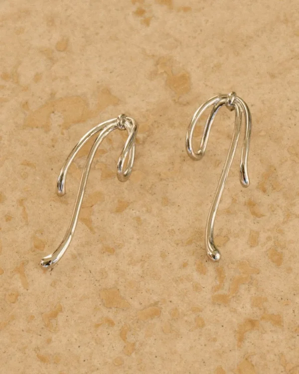 Dance Earrings Silver/ L - Image 2