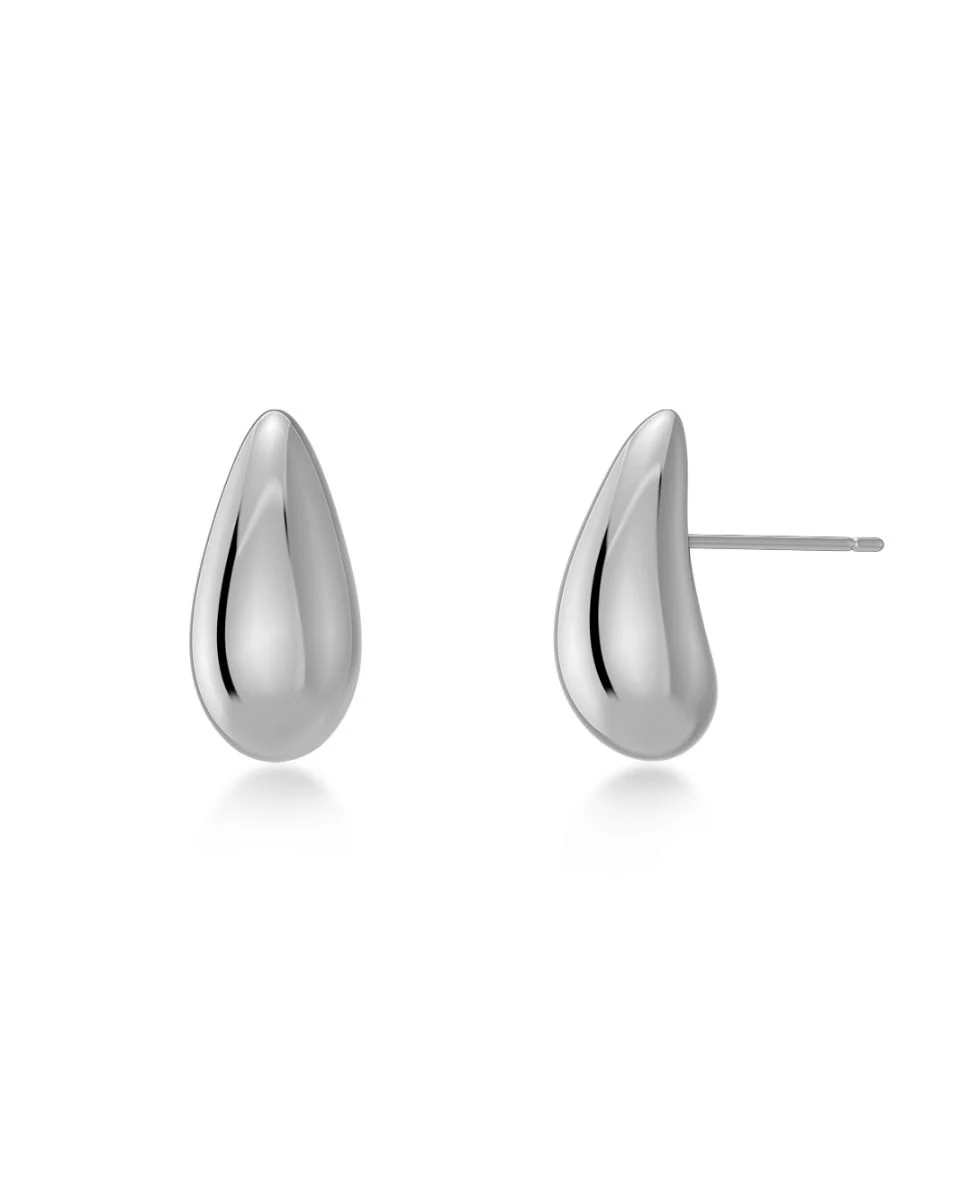 Drop Studs Earrings Silver/ S