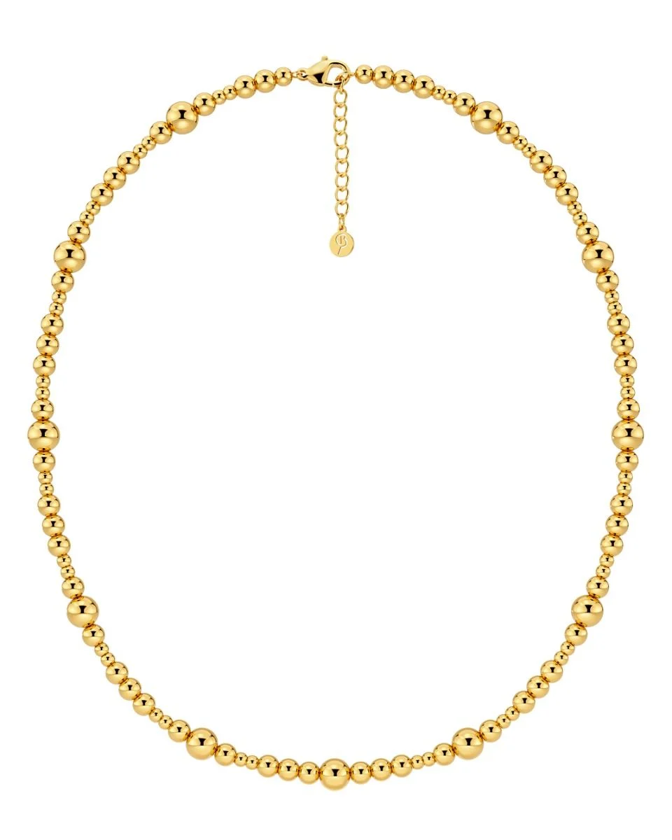 Bubbles Necklace Multi Gold