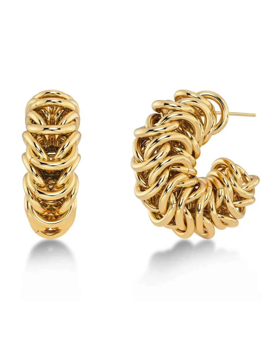 Multi Rope Earrings Gold