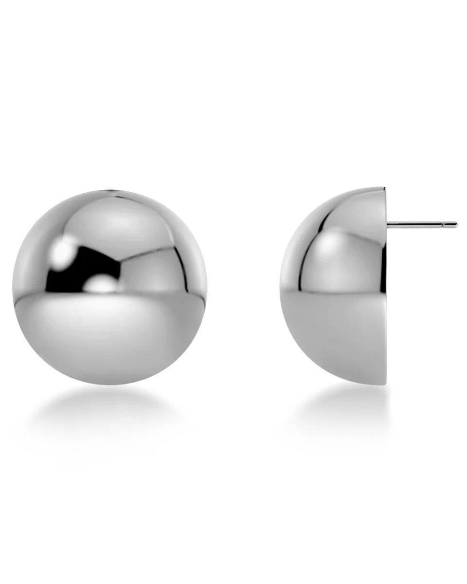 Chunky Silver Bead