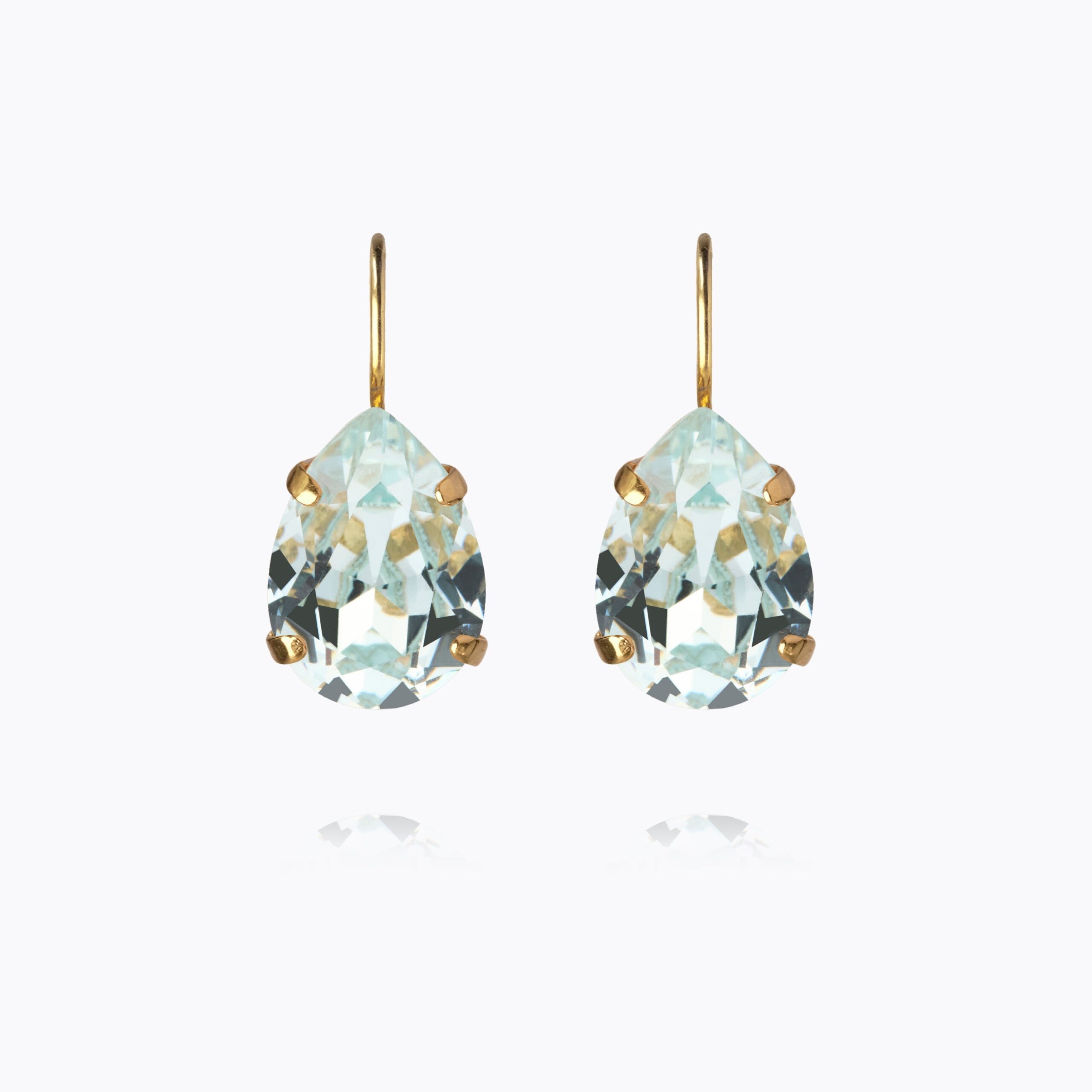Mini drop clasp earrings light azore