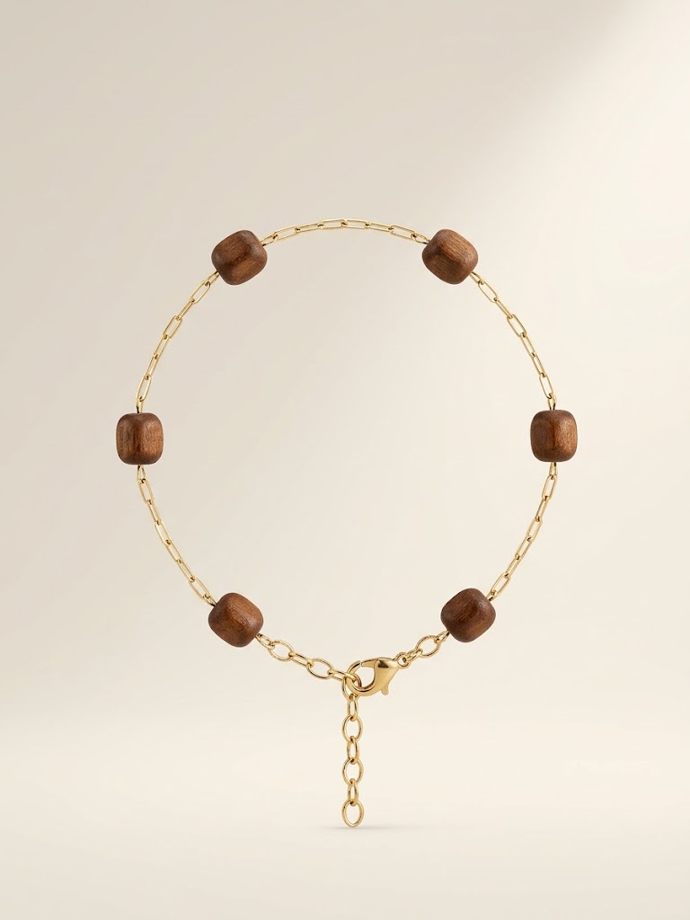 Choco Chain Bracelet Gold